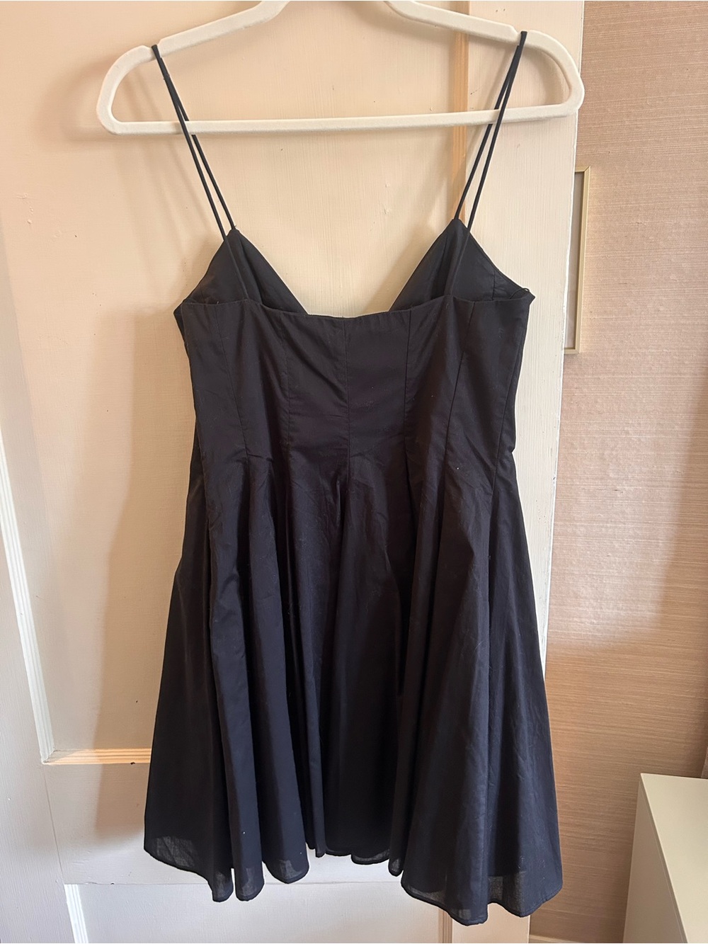 NWT Zara Black Spaghetti-Strap Short Dress - Picture 3 of 4